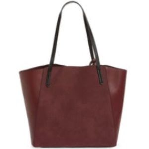 BP colorblock faux leather tote